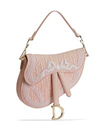 Christian Dior Small Saddle Bag M0457 Pink
