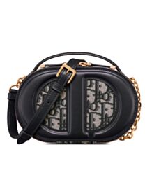 Christian Dior CD Signature Oval Camera Bag Dark Blue 1