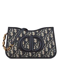 Christian Dior CD Signature Hobo Mini Bag Dark Blue