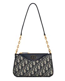 Christian Dior 30 Montaigne Hobo Avenue Mini Bag Dark Blue