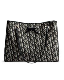 Christian Dior Medium Shopping Bag M1409 Dark Blue