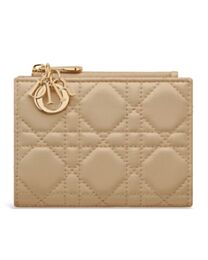 Christian Dior Lady Dior Dahlia Wallet S6037
