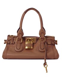 Chloe Paddington Bag In Grained Leather 25WS802