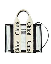 Chloe Small Woody Tote Bag In Jelly & Leather