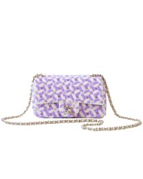 Chanel Flap Bag AS3965 Purple