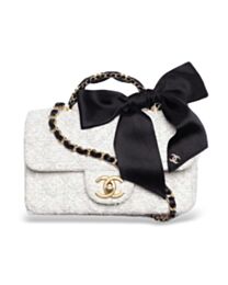 Chanel Mini Flap Bag With Handle AS5875 Cream