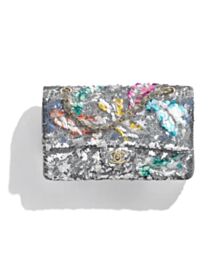 Chanel Classic 11.12 Handbag A01112 Silver