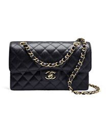 Chanel Timeless Classique Crossbody Bag Leather A01113 Black
