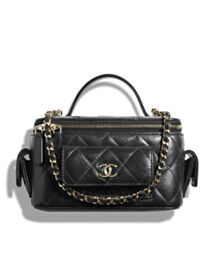 Chanel Vanity With Chain AP3017 Black