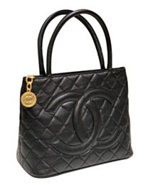 Chanel Medallion Tote Bag A25188 Black