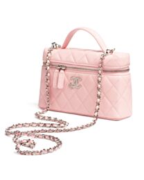 Chanel Chain Toiletry Bag Pink