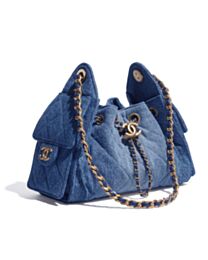 Chanel 25 Mini Handbag AS5631 Blue