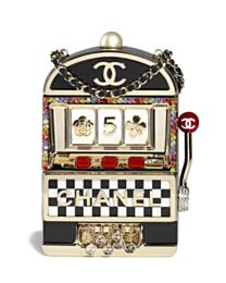 Chanel Slot Machine Minaudiere AS3715 Black