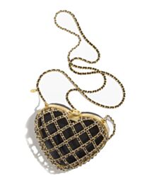 Chanel Heart Minaudiere AS4027 Black 1
