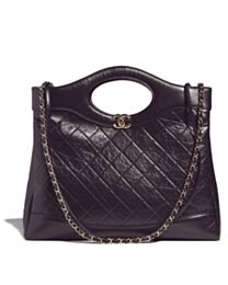 Chanel 31 Large Shopping Bag AS1010 Black