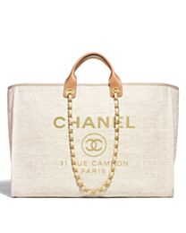 Chanel Canvas Large Deauville Tote A66942 