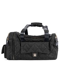 Chanel Neige Two-in-One Duffle/Backpack Black