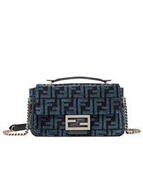 Fendi Baguette Chain Midi 8BR793 Dark Blue