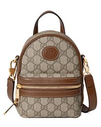 Gucci Multi-function Bag With Interlocking G 725654 Coffee