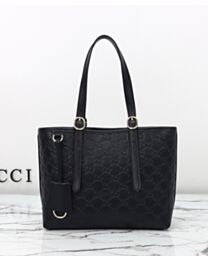 Gucci GG Emblem medium tote bag Black