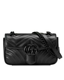 Gucci GG Marmont Quilted Mini Bag Black