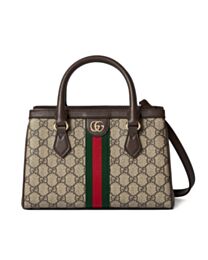 Gucci Ophidia Small Tote Bag Dark Coffee