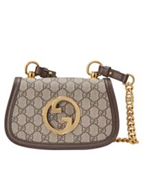 Gucci Blondie Mini Shoulder Bag 724645 Dark Coffee