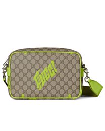 Gucci Medium Crossbody Bag With Print 839380 Green