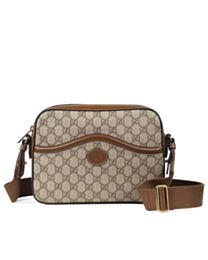 Gucci Messenger Bag With Interlocking G 675891 Dark Coffee