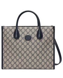 Gucci Small Tote Bag With Interlocking G 659983 Dark Blue