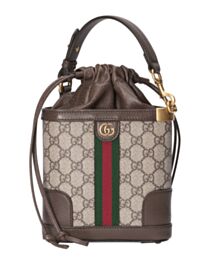 Gucci Ophidia GG Bucket Bag 752583 Dark Coffee