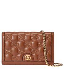 Gucci GG Matelasse Chain Wallet 723787 