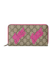 Gucci GG Monogram series printed all zipper style