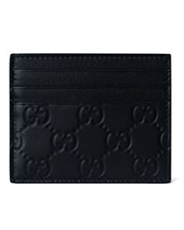 Gucci GGG Emblem Series Card Holder Black