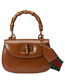 Gucci Small Top Handle Bag With Bamboo 675797 