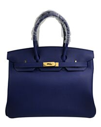 Hermes Birkin 35 Epsom Leather Paon Phw 