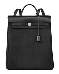 Hermes Herbag A Dos Zip Retourne Backpack Black