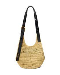 Loewe Small Punch Hole Hobo Bag Apricot