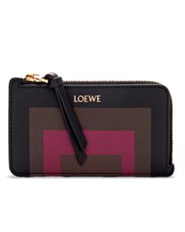 Loewe Coin Cardholder In Nappa Calfskin Black