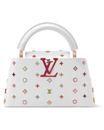 Louis Vuitton LV x TM Capucines East-West Mini M27636 White