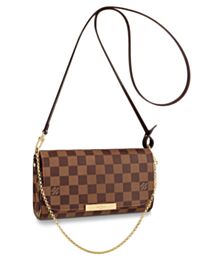 Louis Vuitton Damier Favorite N41276 Brown