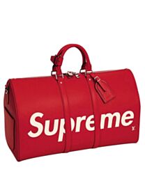 Louis Vuitton X Supreme Epi Keepall Bag 