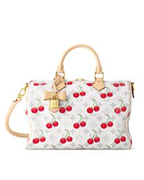 Louis Vuitton LV x TM Cherry Speedy Soft bandouliere 30 M14238 White