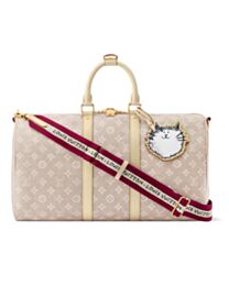 Louis Vuitton Keepall Bandouliere 45 M25787 Apricot