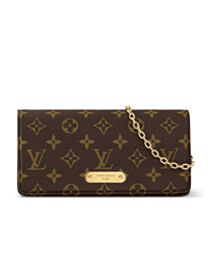 Louis Vuitton Wallet On Chain Lily M82509 Brown
