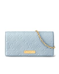 Louis Vuitton Wallet On Chain Lily M83233 Blue