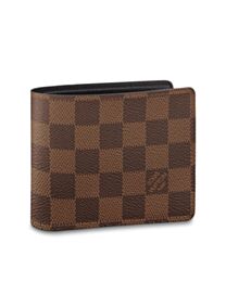 Louis Vuitton Damier Wallet N60895 Brown