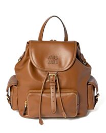 Miumiu Leather Backpack 5BZ042