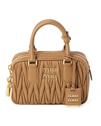 Miu Miu Arcadie Leather Handbag 5BB123