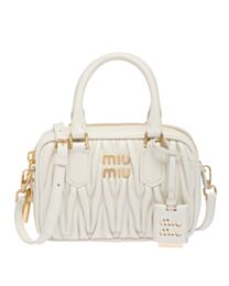 Miumiu Matelasse Nappa Leather Top-handle Bag 5BB123 